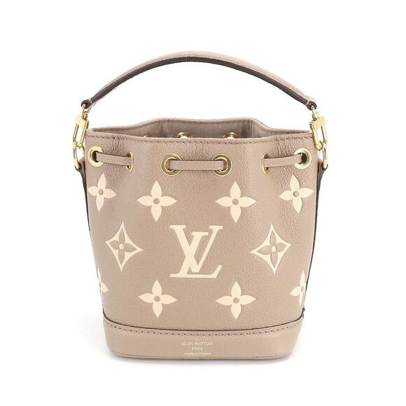 Louis Vuitton Monogram Emplant Nano Noe Shoulder Bag Creme - Picture 2 of 8